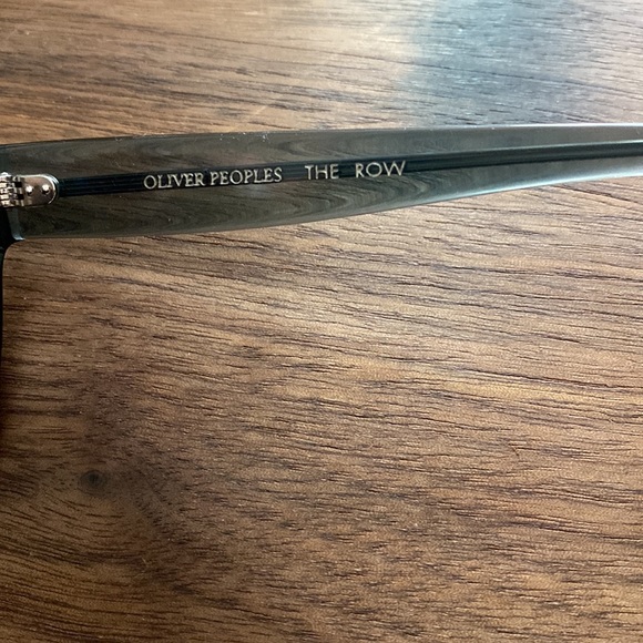 Brand new Oliver Peoples x The Row Women's Georgica 53mm Sunglasses, green - Picture 10 of 11